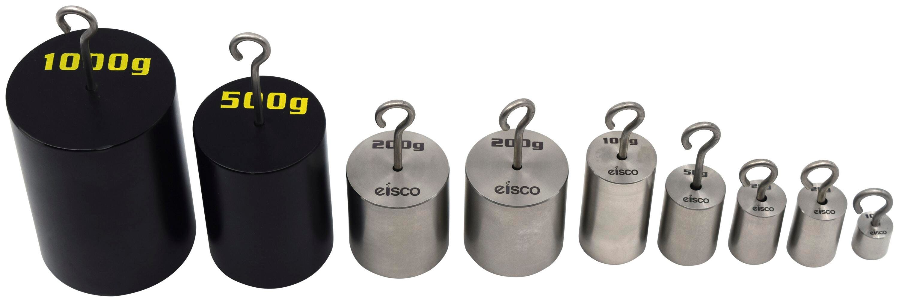 Eisco Set, Hooked Weights, Set of 9, 1000g